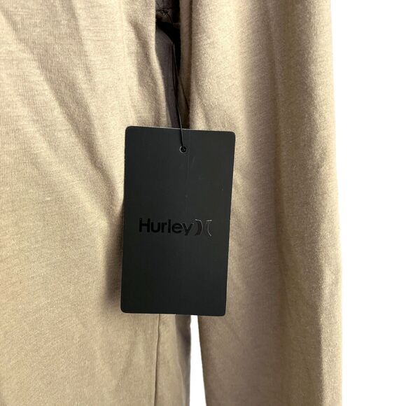New Mens Hurley Long Sleeve Hoodie Tee T-Shirt Sz S NWT Palm Tree - Picture 3 of 8